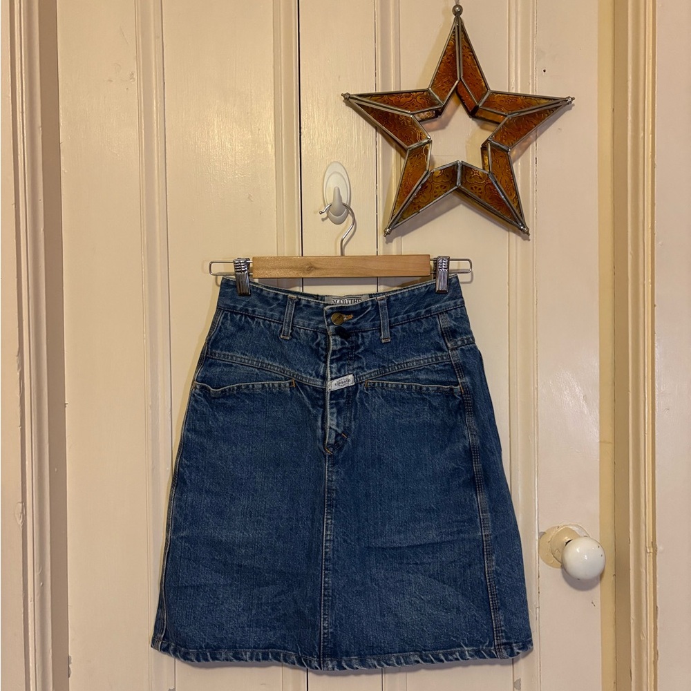 Vintage Jean Skirt